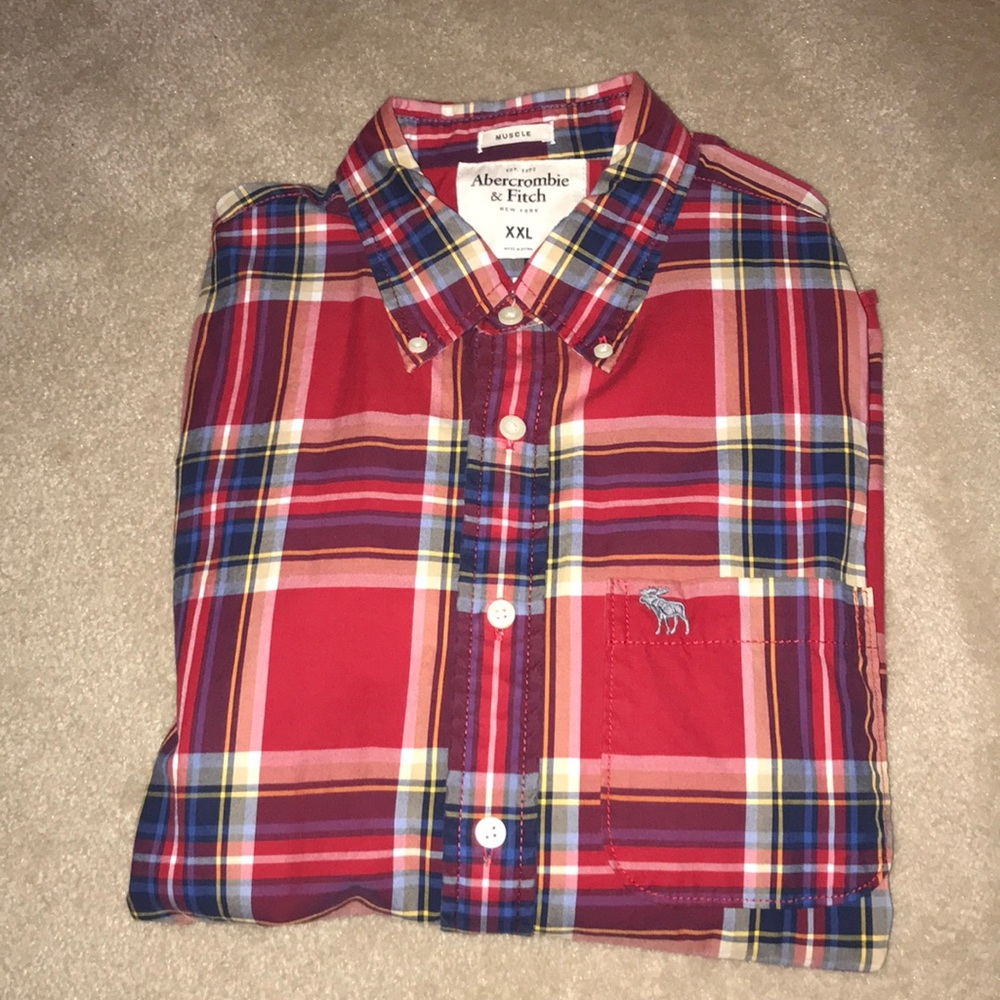 like-new Abercrombie and Fitch Muscle Button Down